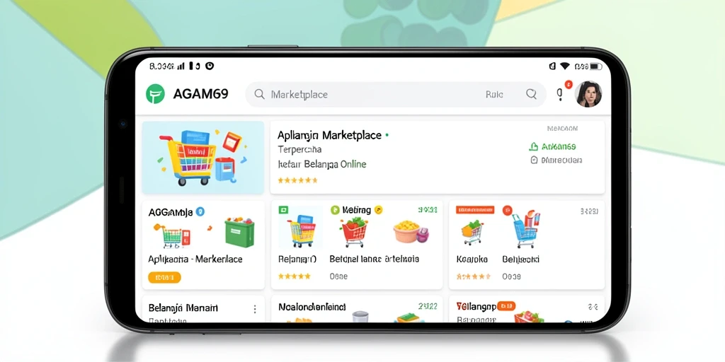 Tampilan aplikasi AGAM69 yang sederhana dan informatif.