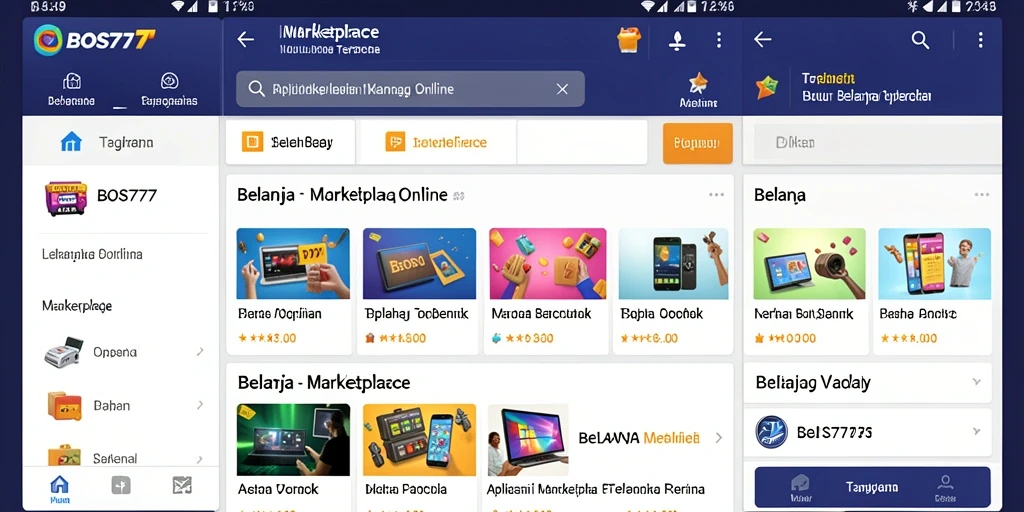 Tampilan antarmuka BOS777 dengan berbagai produk menarik untuk dibeli.