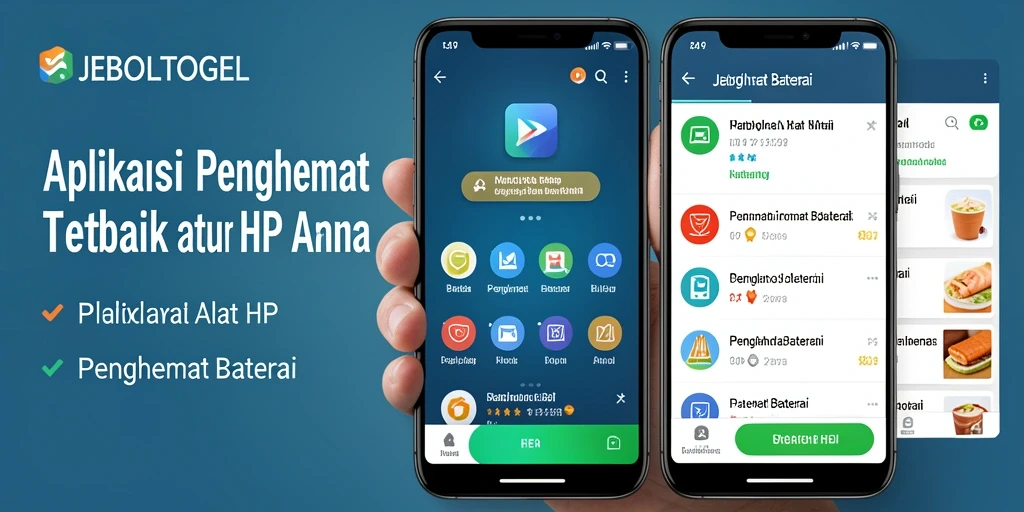 Tampilan antarmuka intuitif JEBOLTOGEL yang memudahkan pengaturan penghematan baterai.