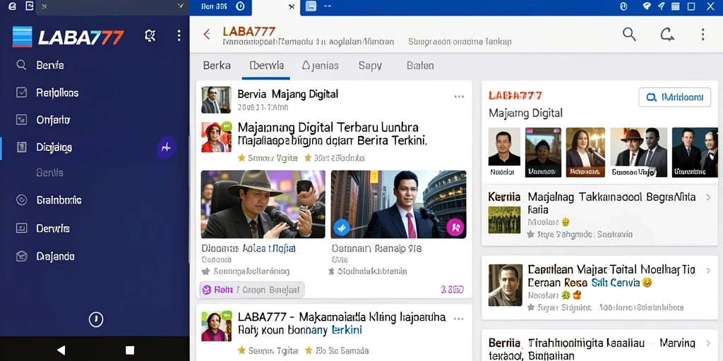 Tampilan antarmuka LABA777 yang menarik dan mudah digunakan.