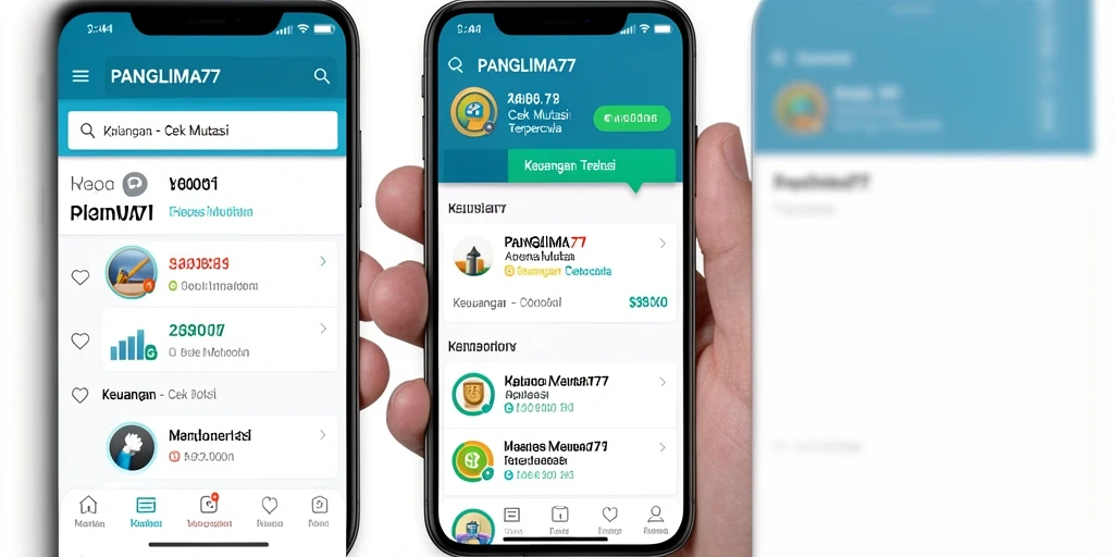 Tampilan antarmuka utama aplikasi PANGLIMA77 untuk cek mutasi.