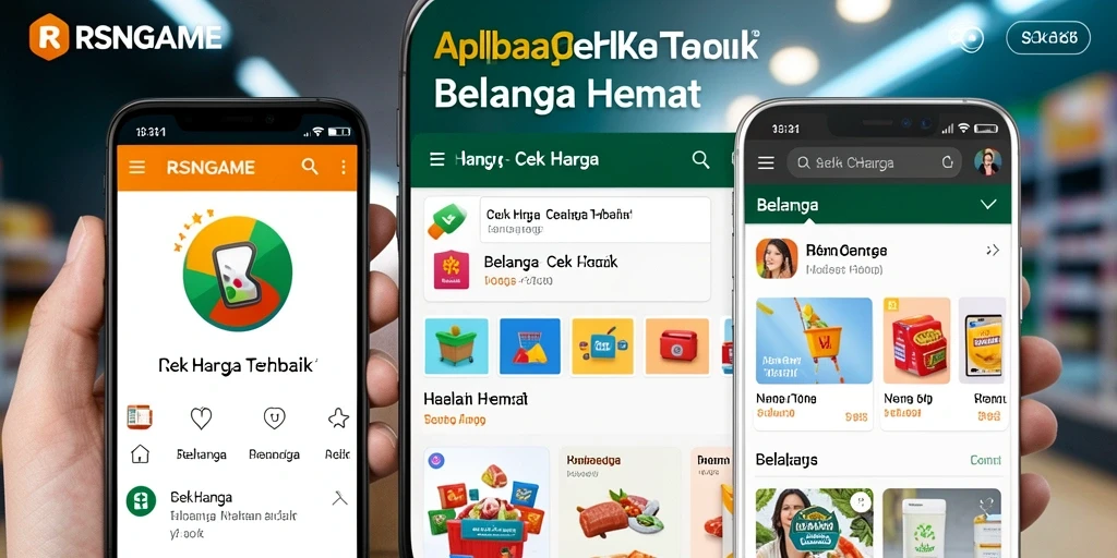 Tampilan antarmuka RSNGAME yang intuitif untuk fungsi Cek Harga.